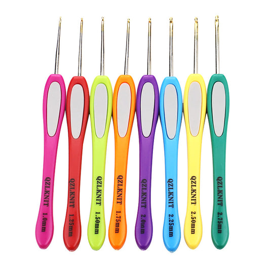 Knitting Tools Sweater Needles Colorful Plastic Handles